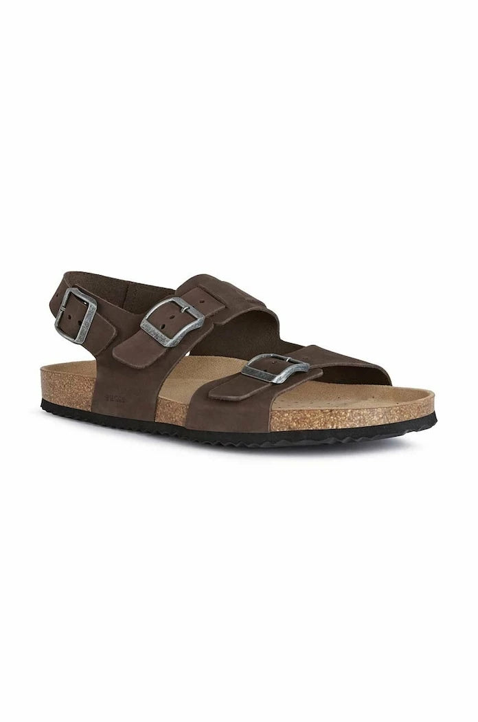 Geox U SANDAL GHITA A Süet Sandalet
