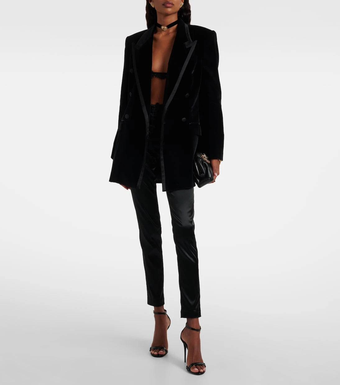 Dolce&Gabbana - Cotton-blend velvet tuxedo jacket