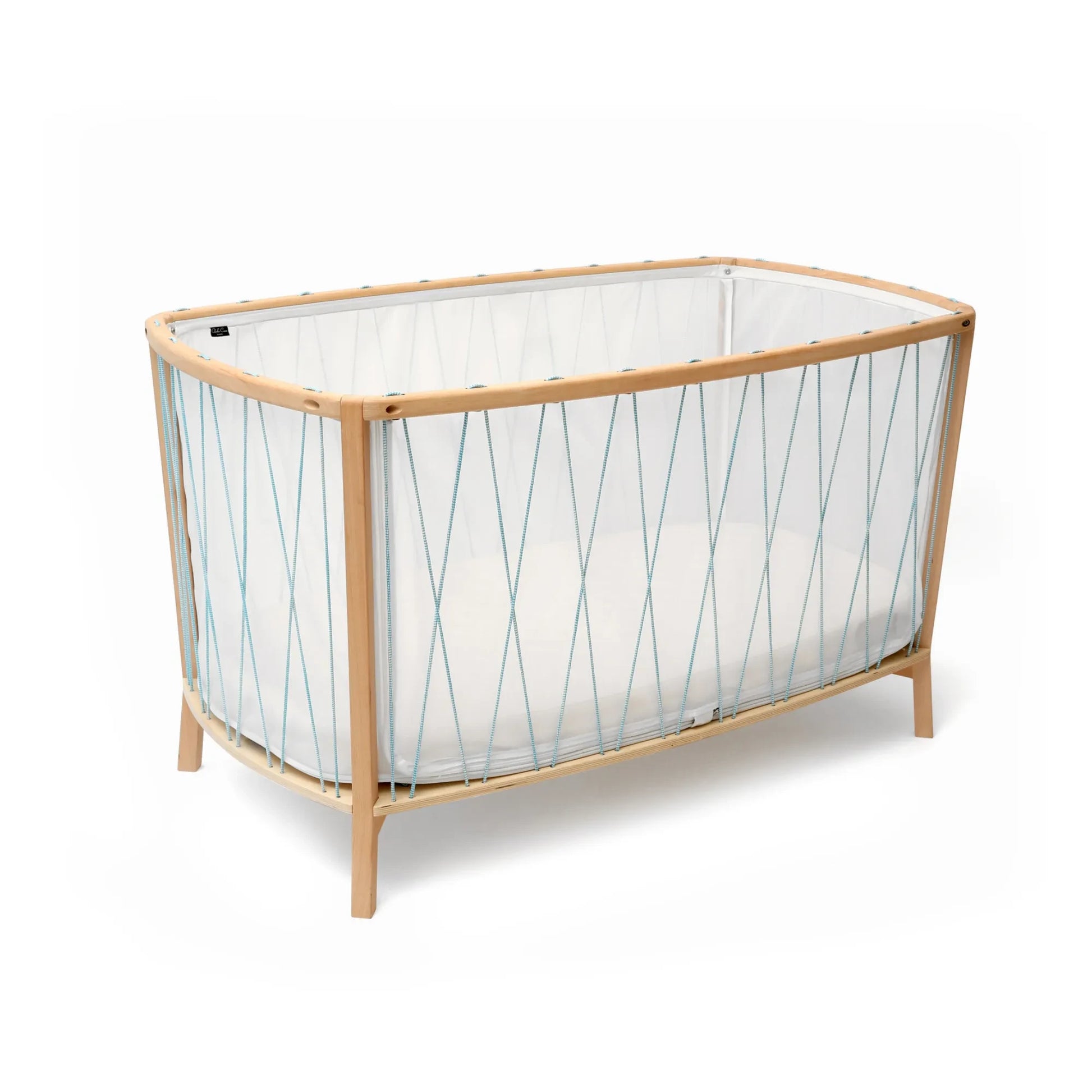 Charlie Crane - Kimi Convertible Cot | Aqua