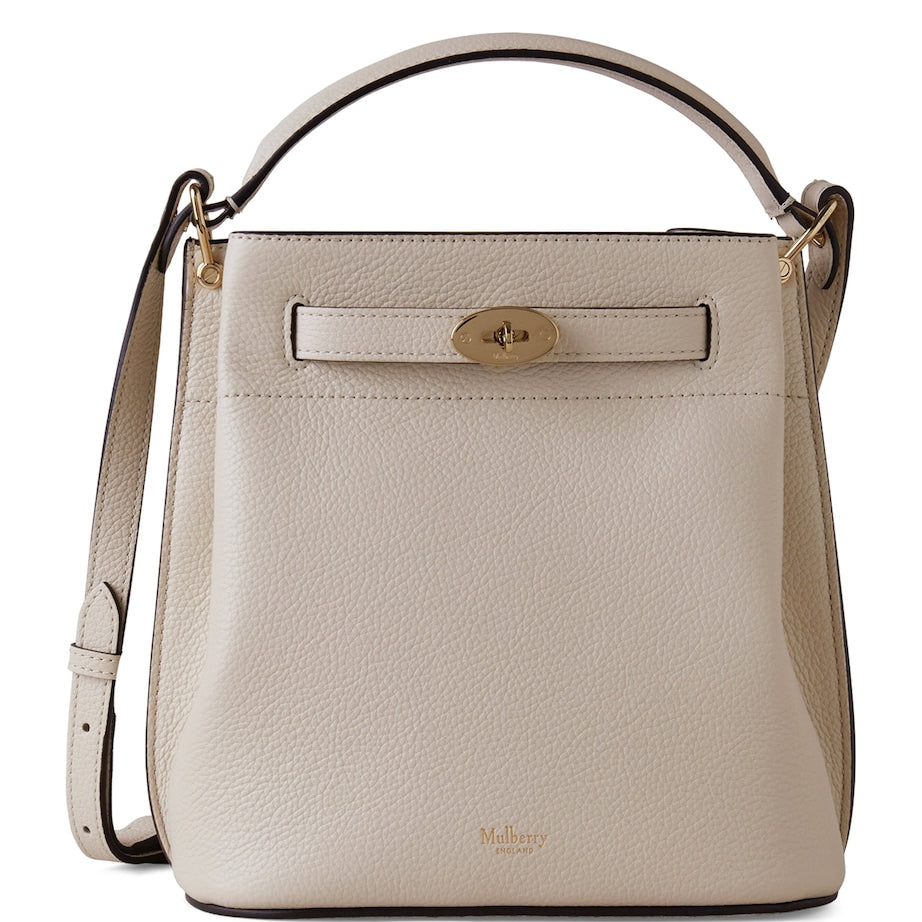 Mulberry White Leather Islington Bucket Bag