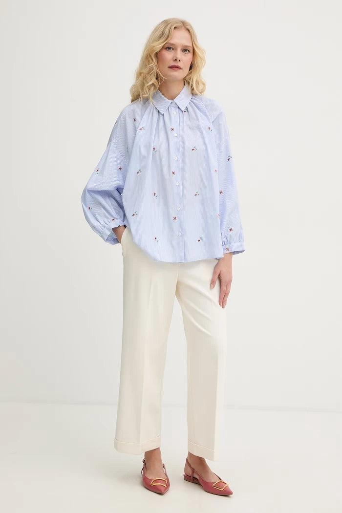 Weekend Max Mara риза дамска памучна BUTTERFLY
