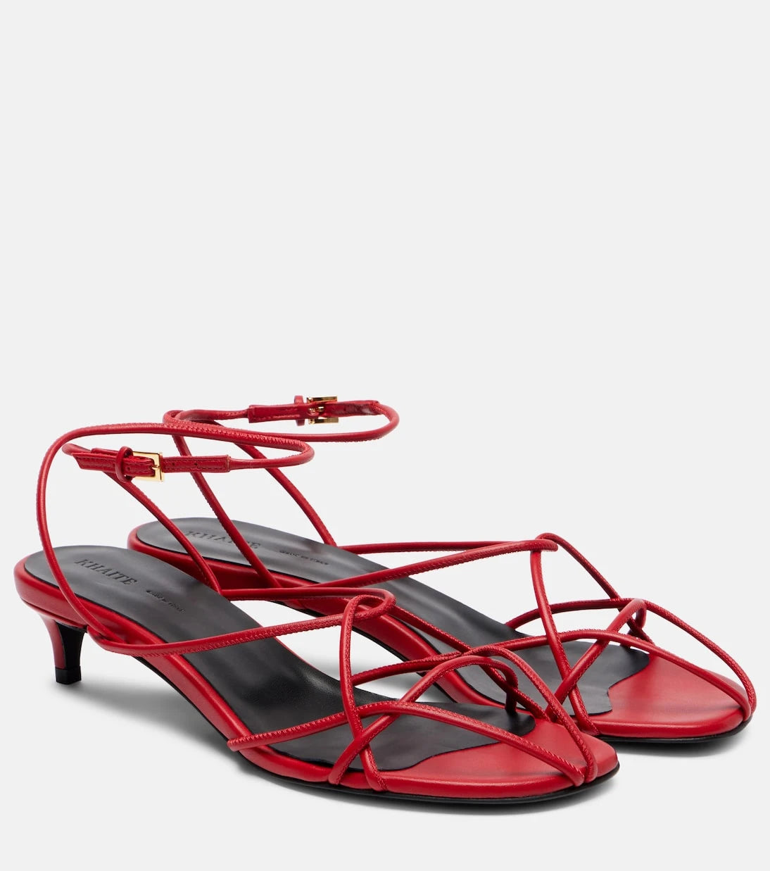 Khaite - Loulou 35 leather slingback sandals