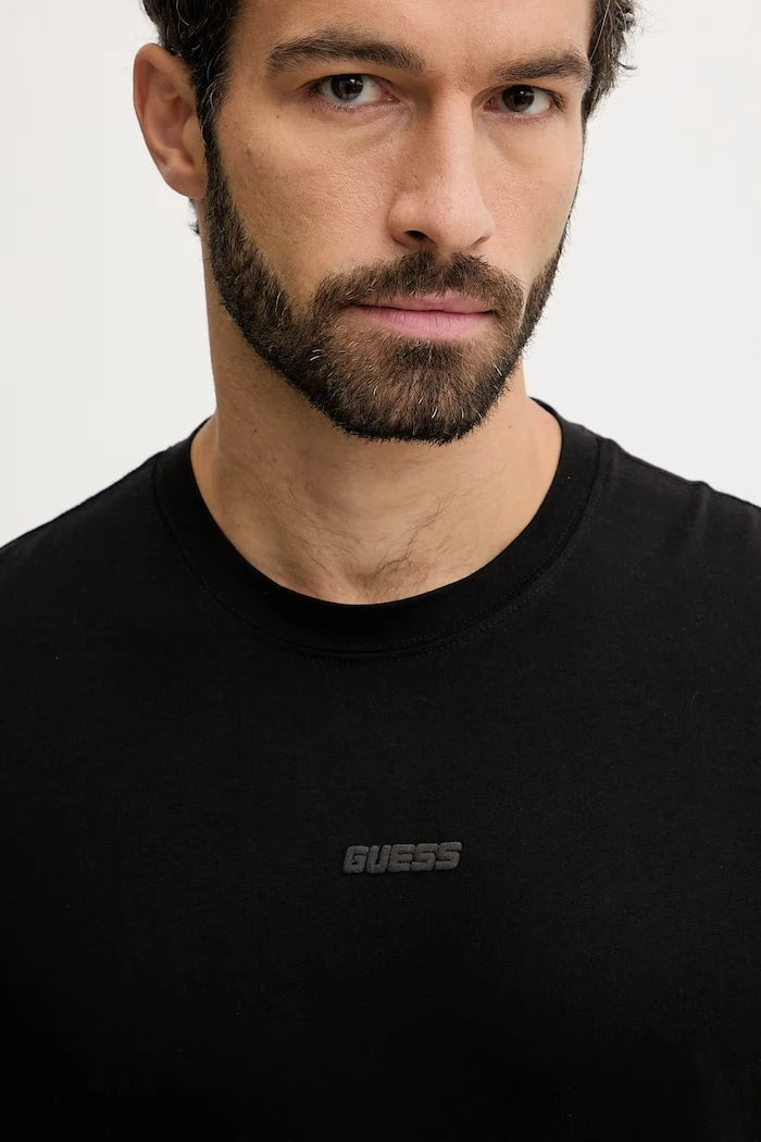 Памучна тениска Guess GIANO