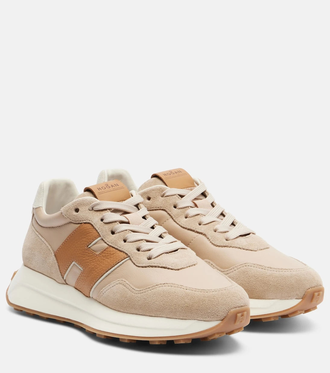 Hogan - H641 leather and suede sneakers