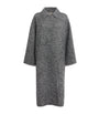 Lafayette 148 Grey Alpaca-Wool Reversible Overcoat