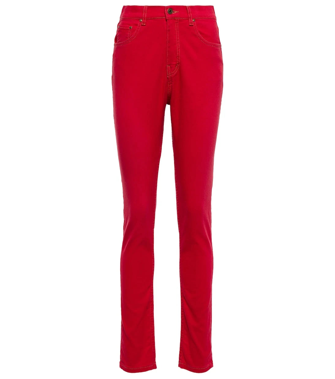 Y/Project - Paneled high-rise skinny jeans
