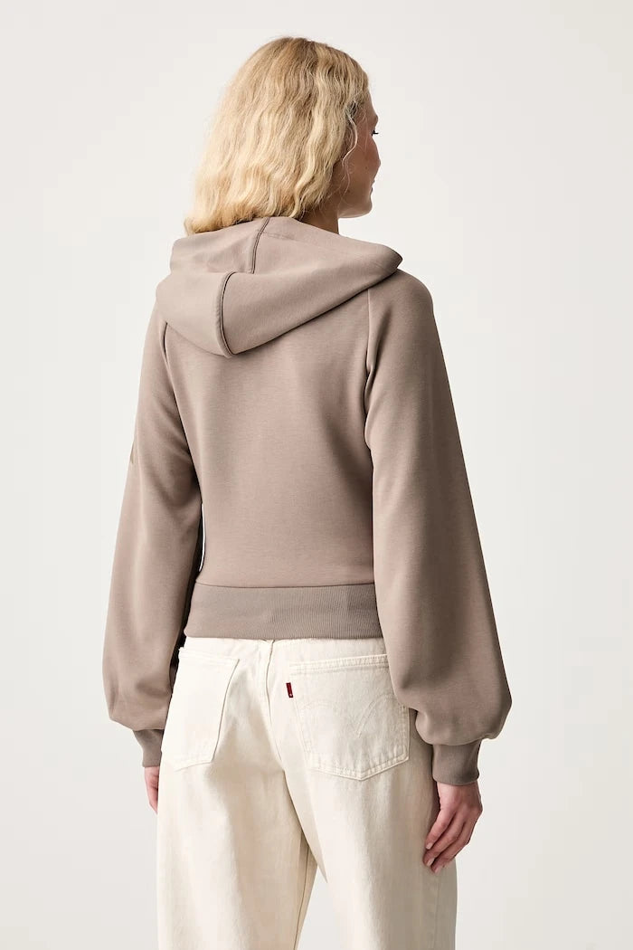 adidas kadın kapüşonlu modal Soft Lux sweatshirt