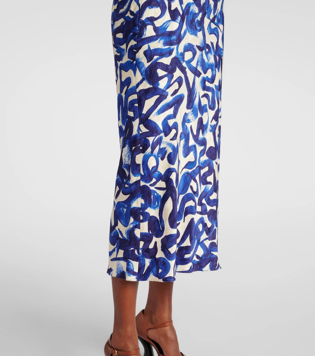 Dries Van Noten - Printed midi skirt
