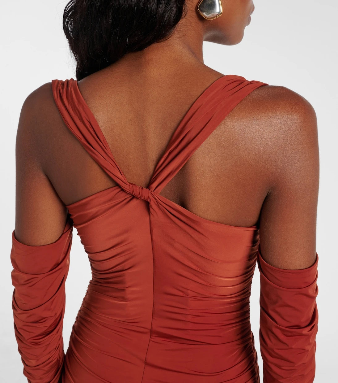 SIR - Rosseli gathered jersey maxi dress