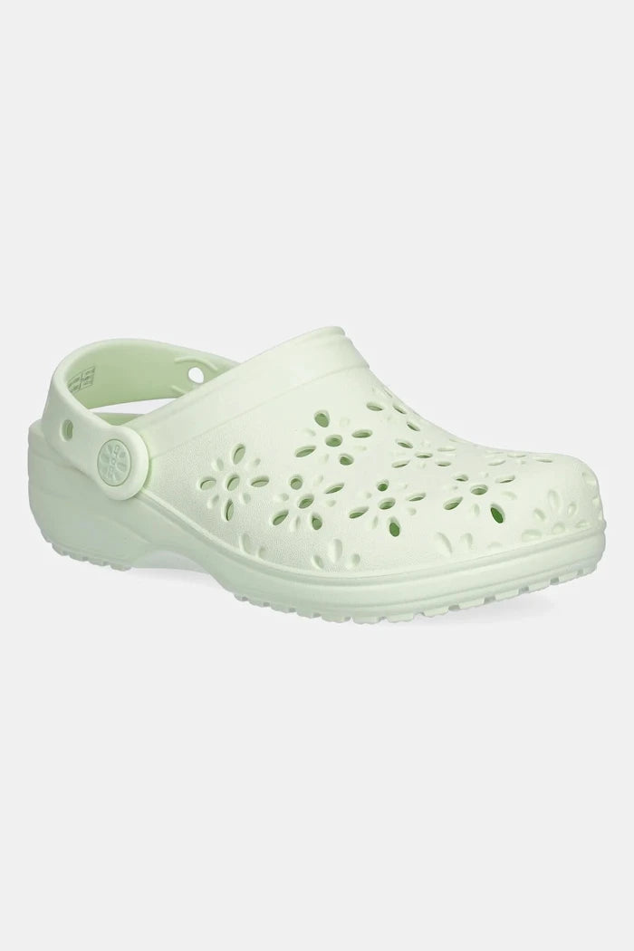 Crocs CLASSIC FLORAL CUT OUT CLOG KIDS