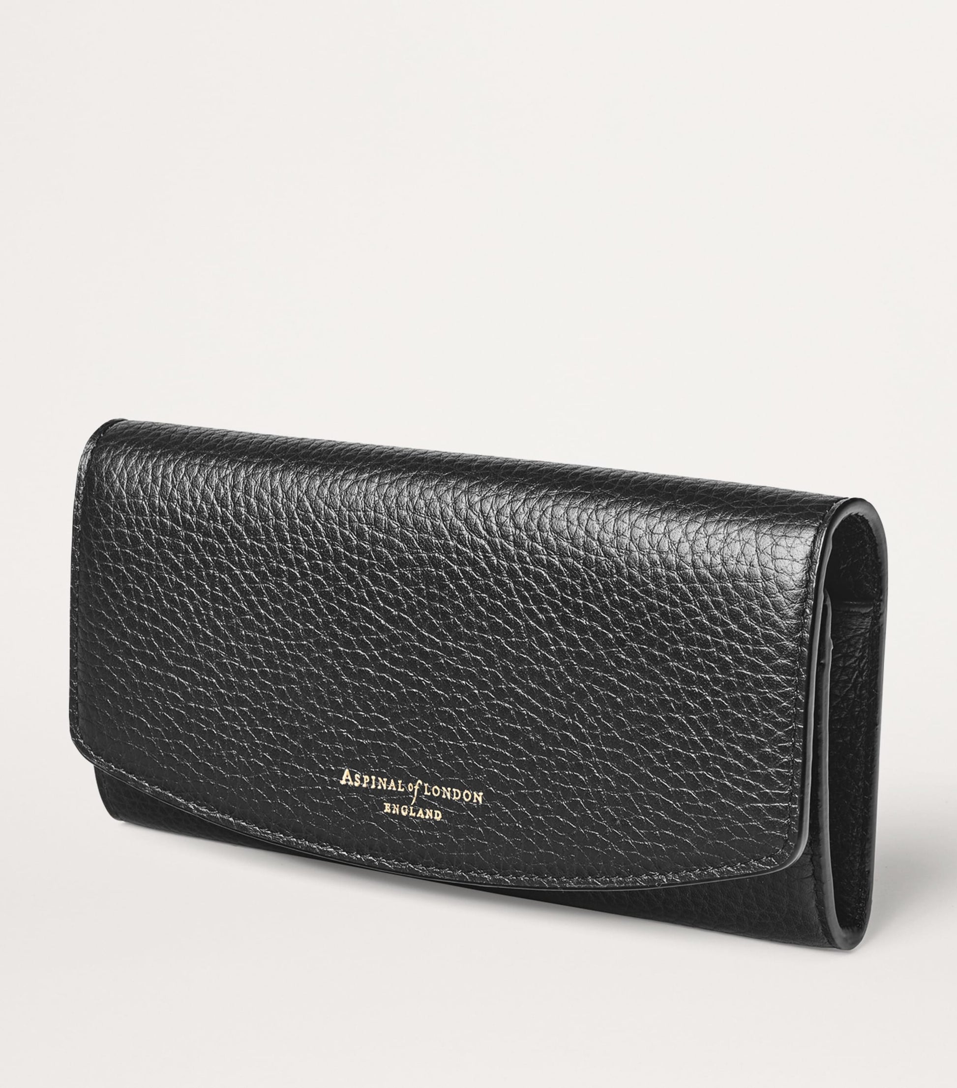 Aspinal Of London Black Leather Essential Wallet