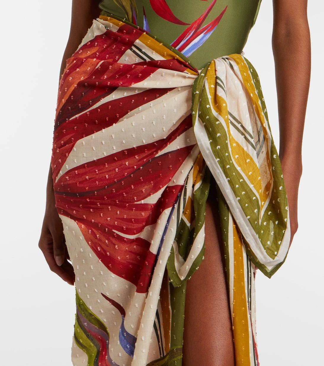 Farm Rio - Floral cotton beach cover-up