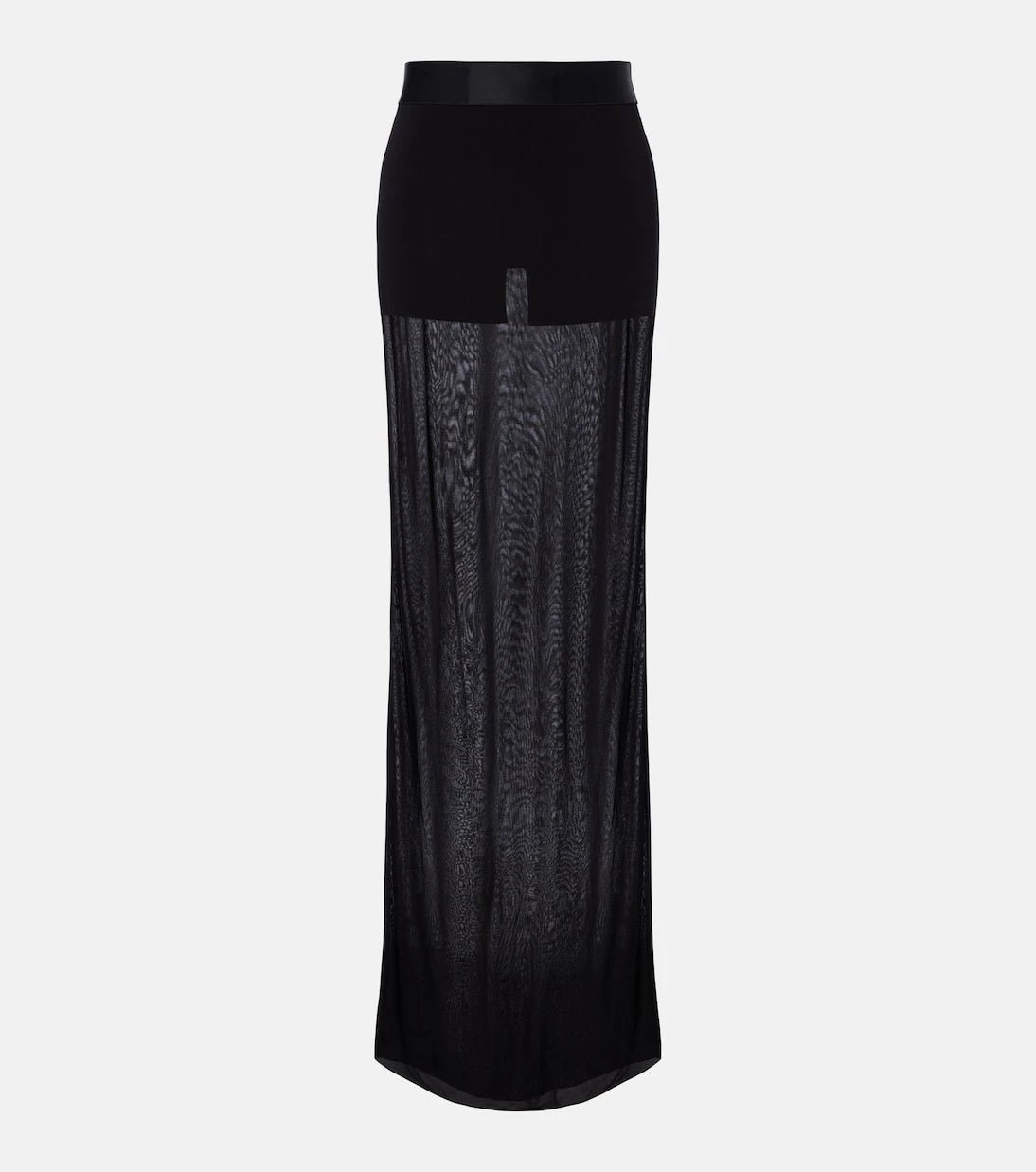 Gucci - Semi-sheer crêpe maxi skirt