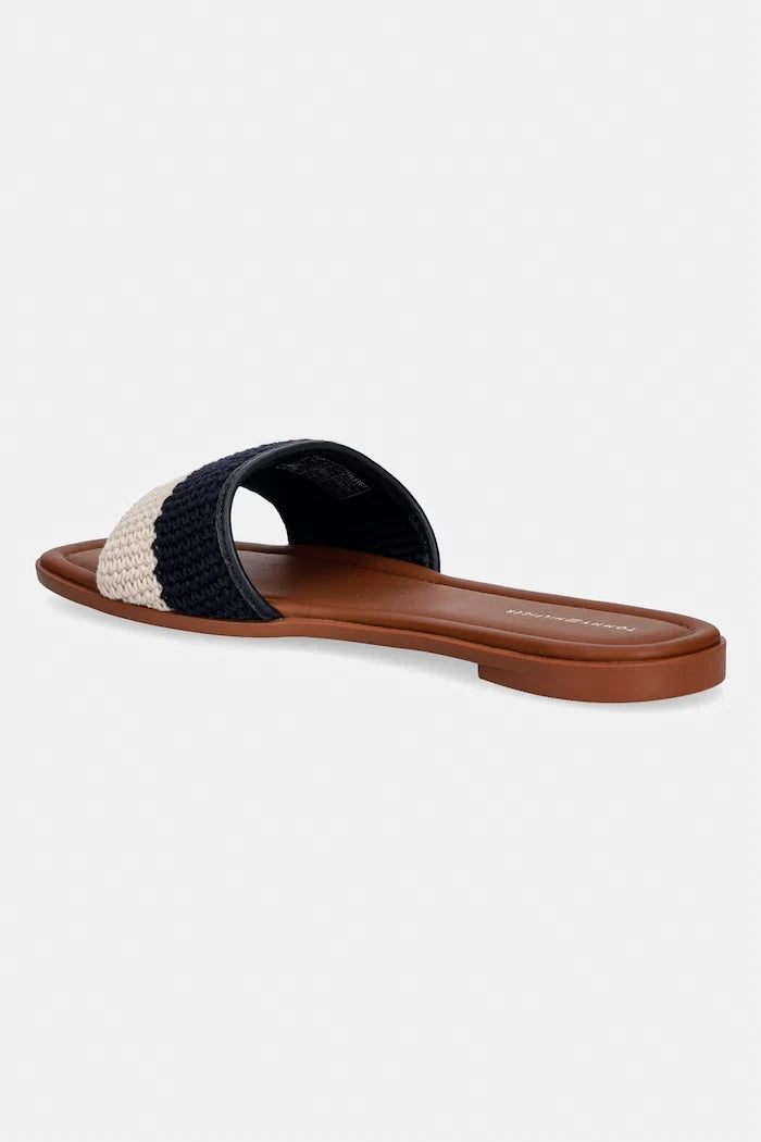 Tommy Hilfiger Kadın Terlik TH FLAT MULE CROCHET
