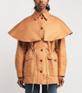 Cotton Cape-Overlay Devon Coat