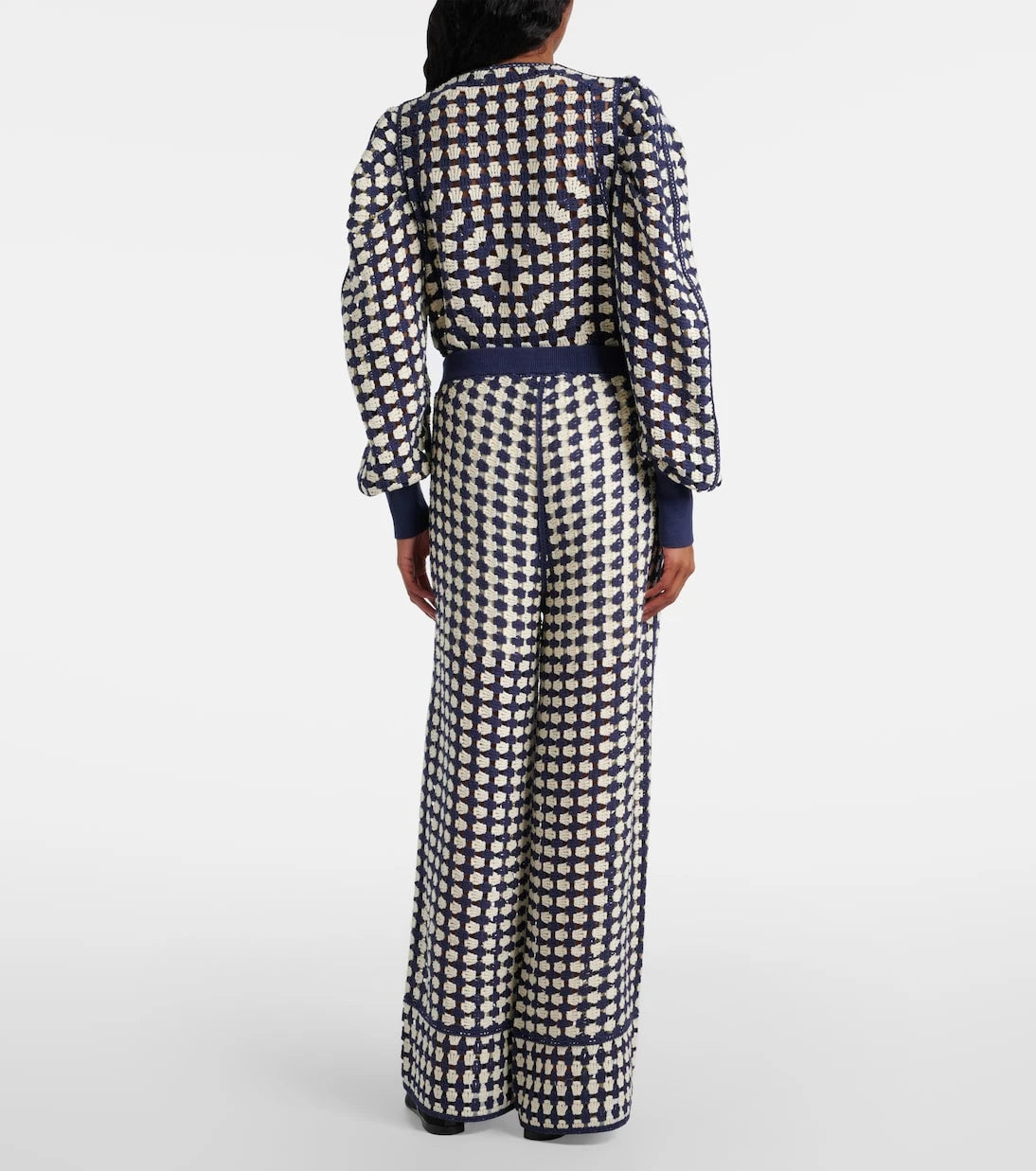 Farm Rio - Crochet cotton-blend wide-leg pants