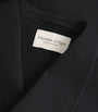 Johnstons Of Elgin Black Cashmere Wrap Belt Long Coat