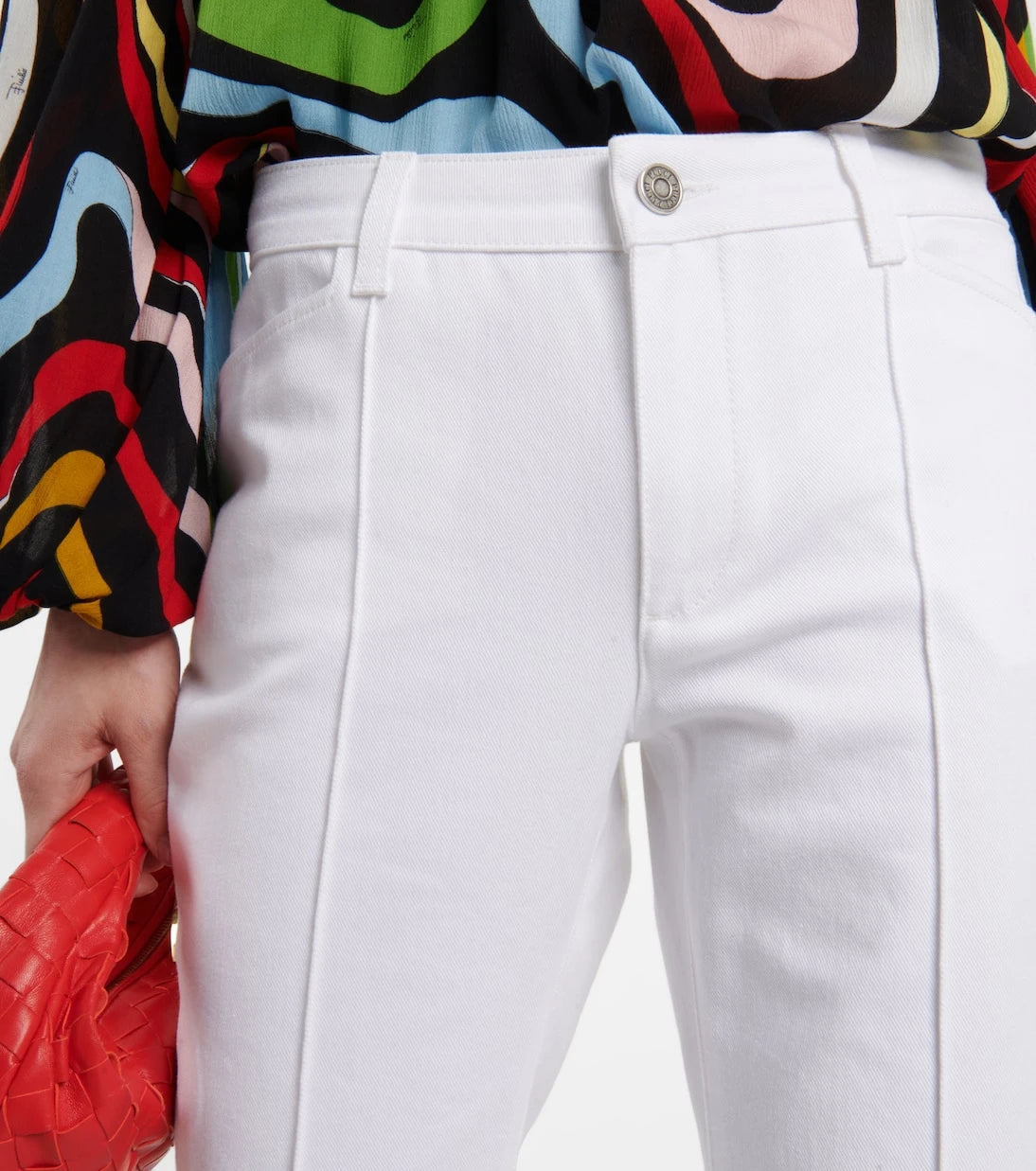 Pucci - High-rise cropped pants