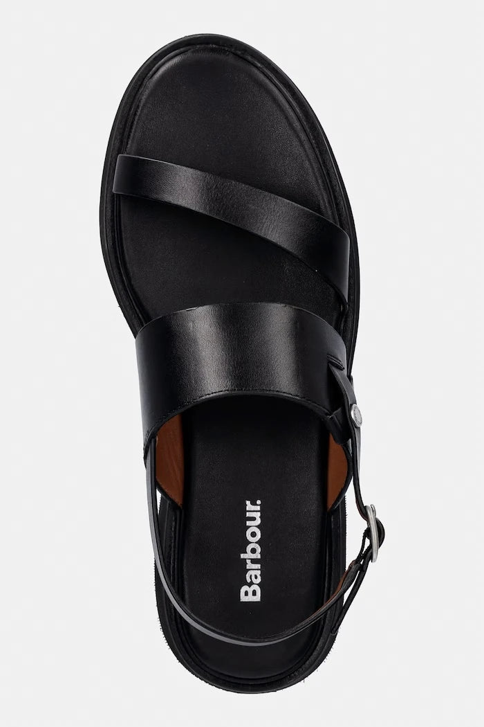 Barbour Dakota Deri Kadın Platform Sandalet