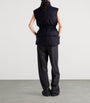 Prada Blue Wool Loden Down Gilet