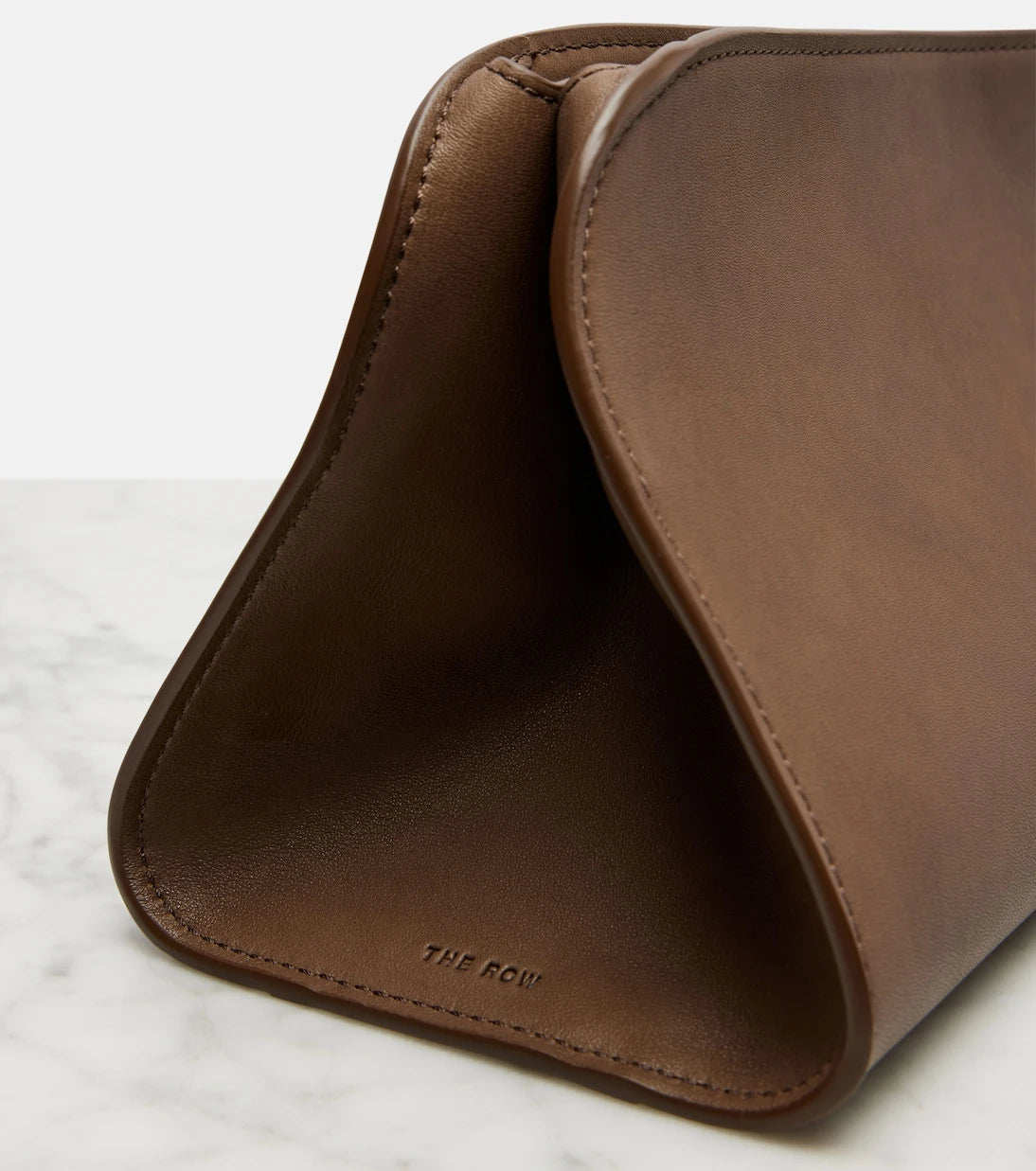 The Row - Peggy Small leather clutch