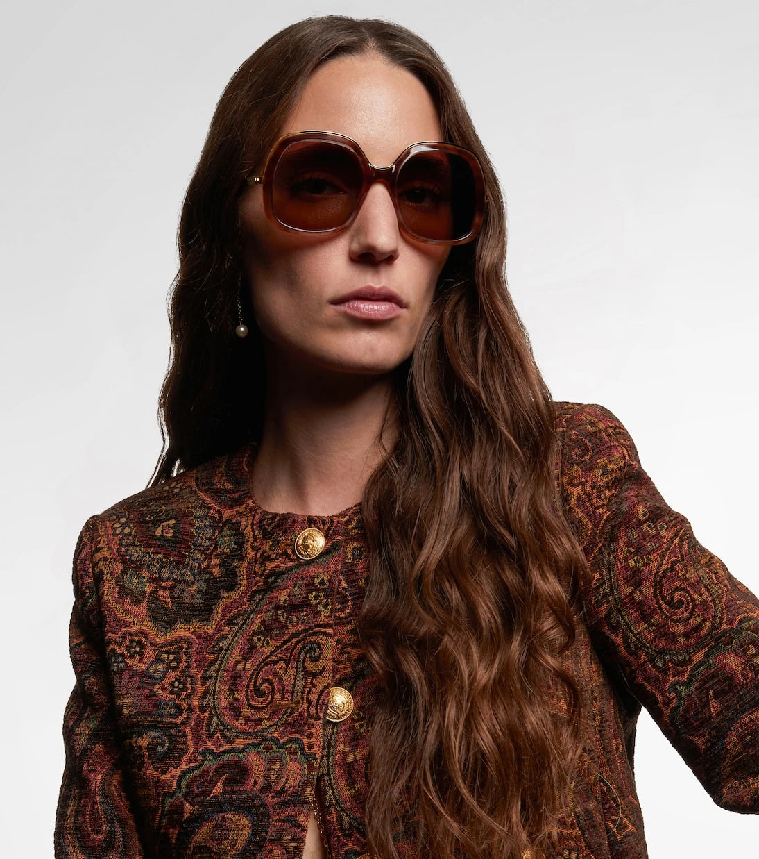 Chloé - Aly oversized square sunglasses