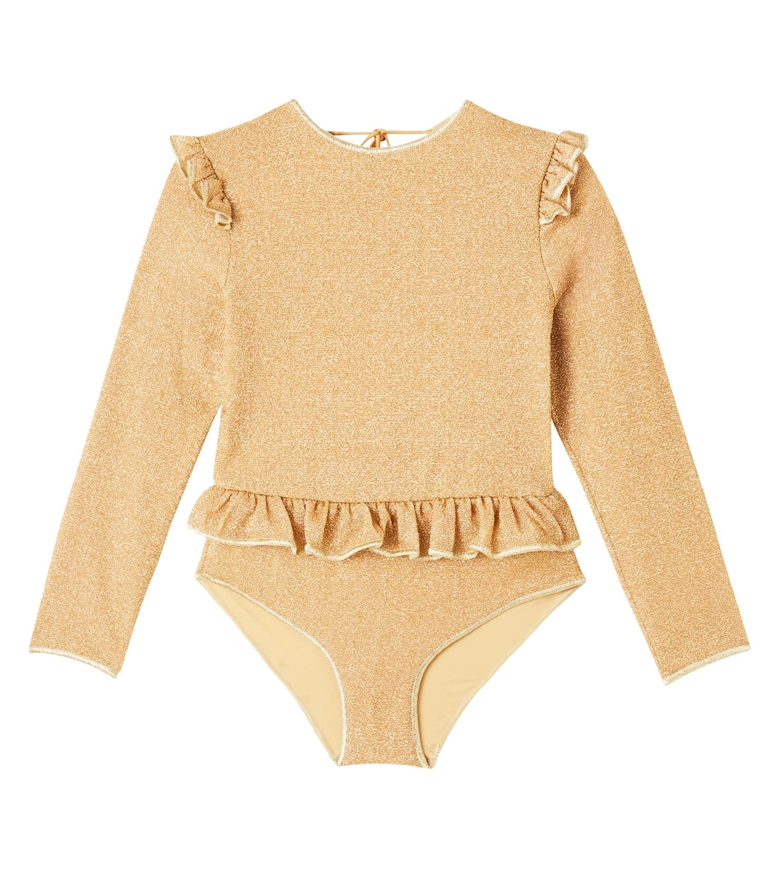 Oséree Kids - Lumière ruffled rashguard swimsuit