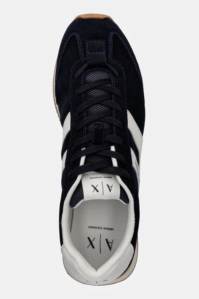 Armani Exchange erkek süet spor ayakkabı
