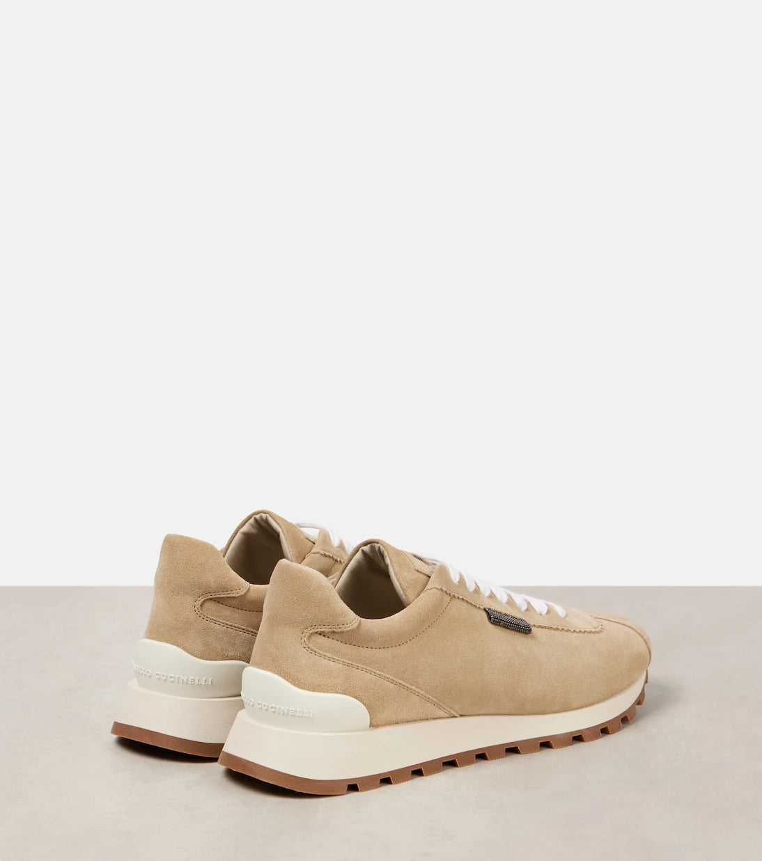Brunello Cucinelli - Monili suede sneakers