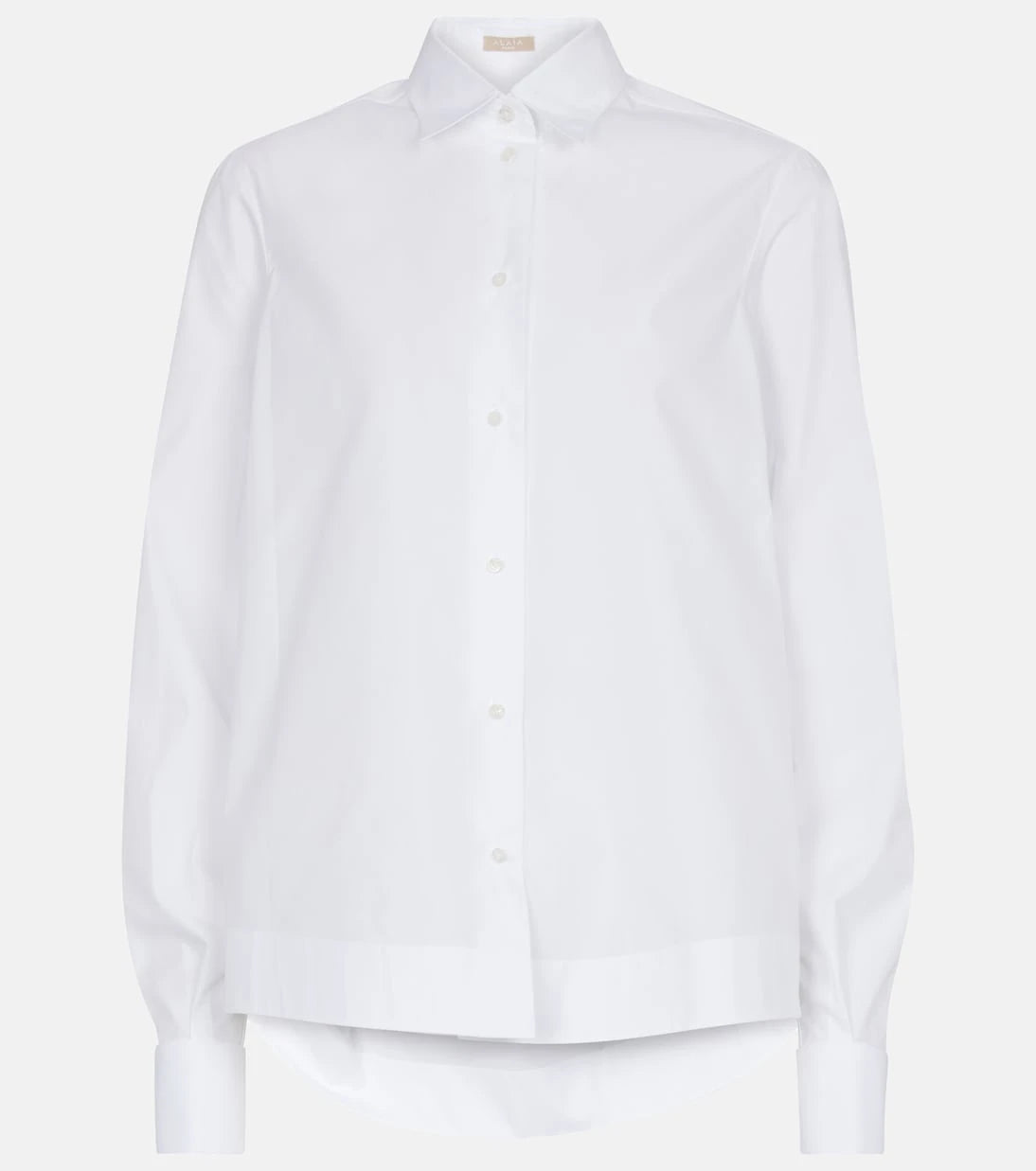 Alaïa - Cotton-blend poplin shirt