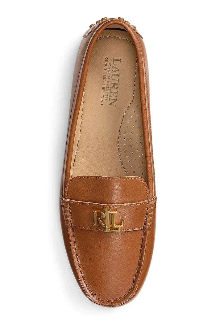 Кожени мокасини Lauren Ralph Lauren Barnsbury