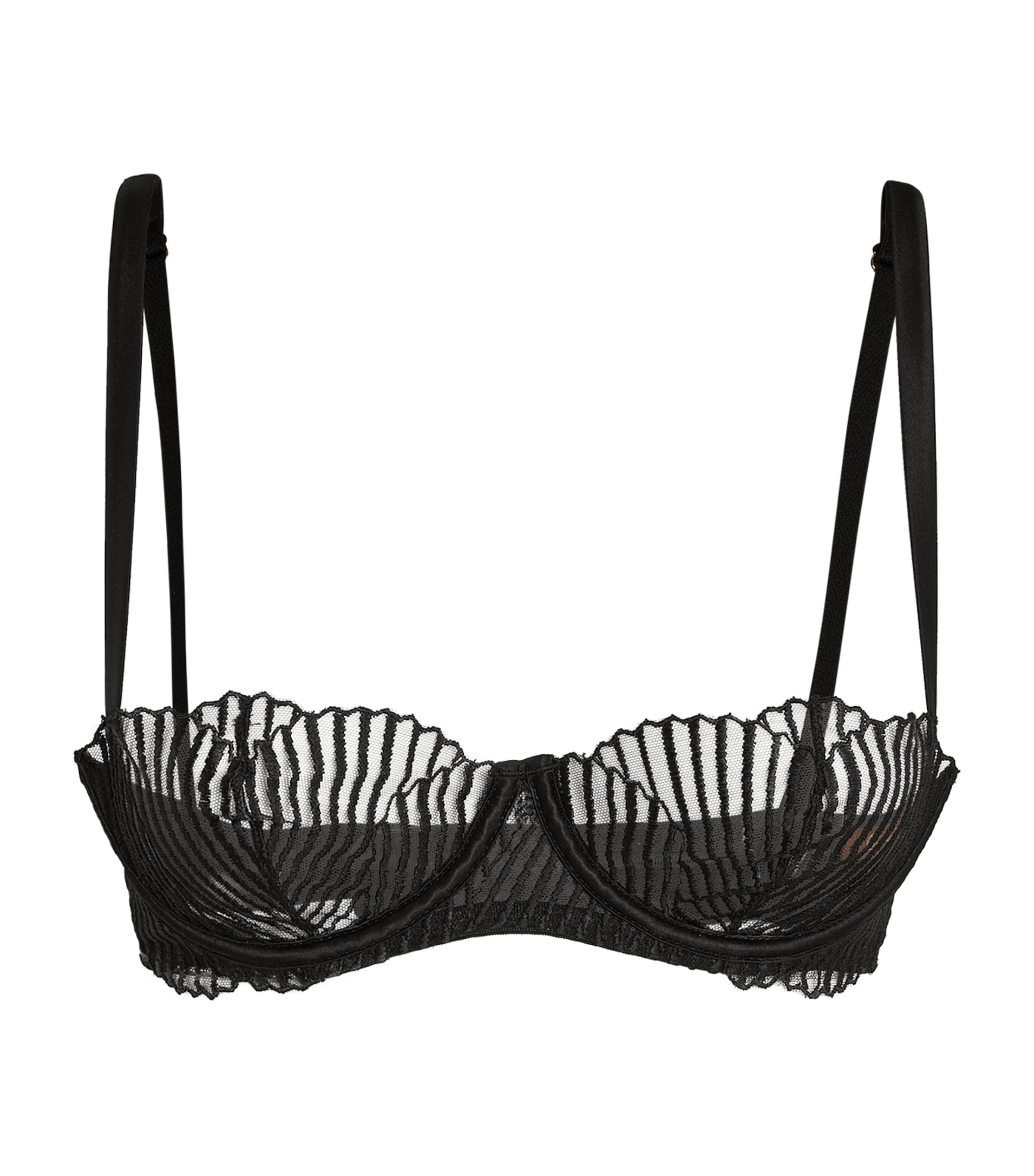 Coco De Mer Black Athena Balcony Bra