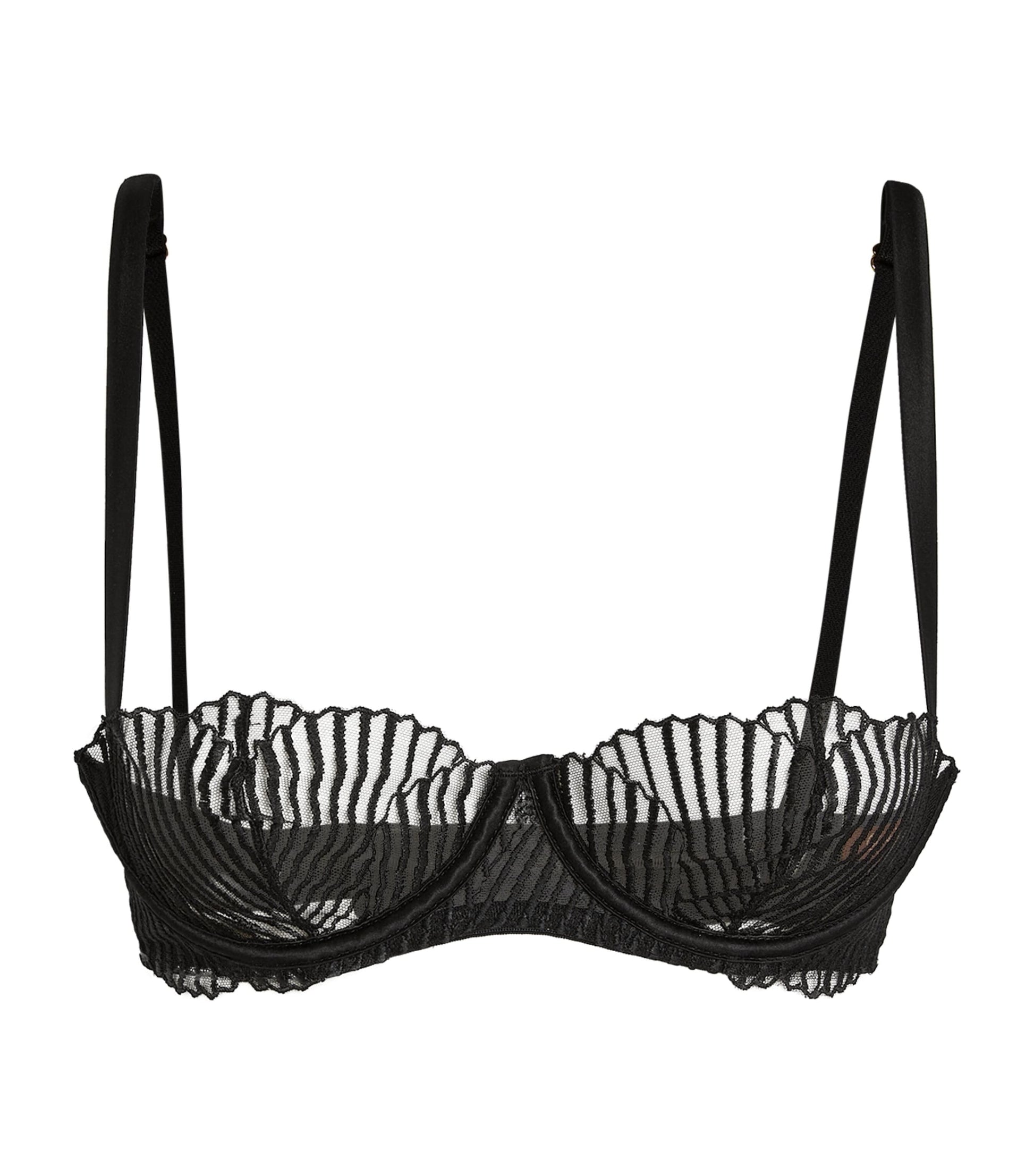 Coco De Mer Black Athena Balcony Bra