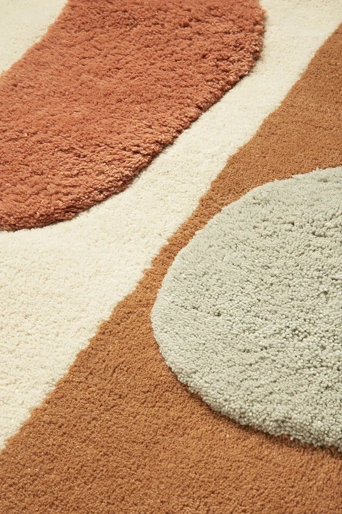 Вълнен килим ferm LIVING Bloco 120 x 80 cm
