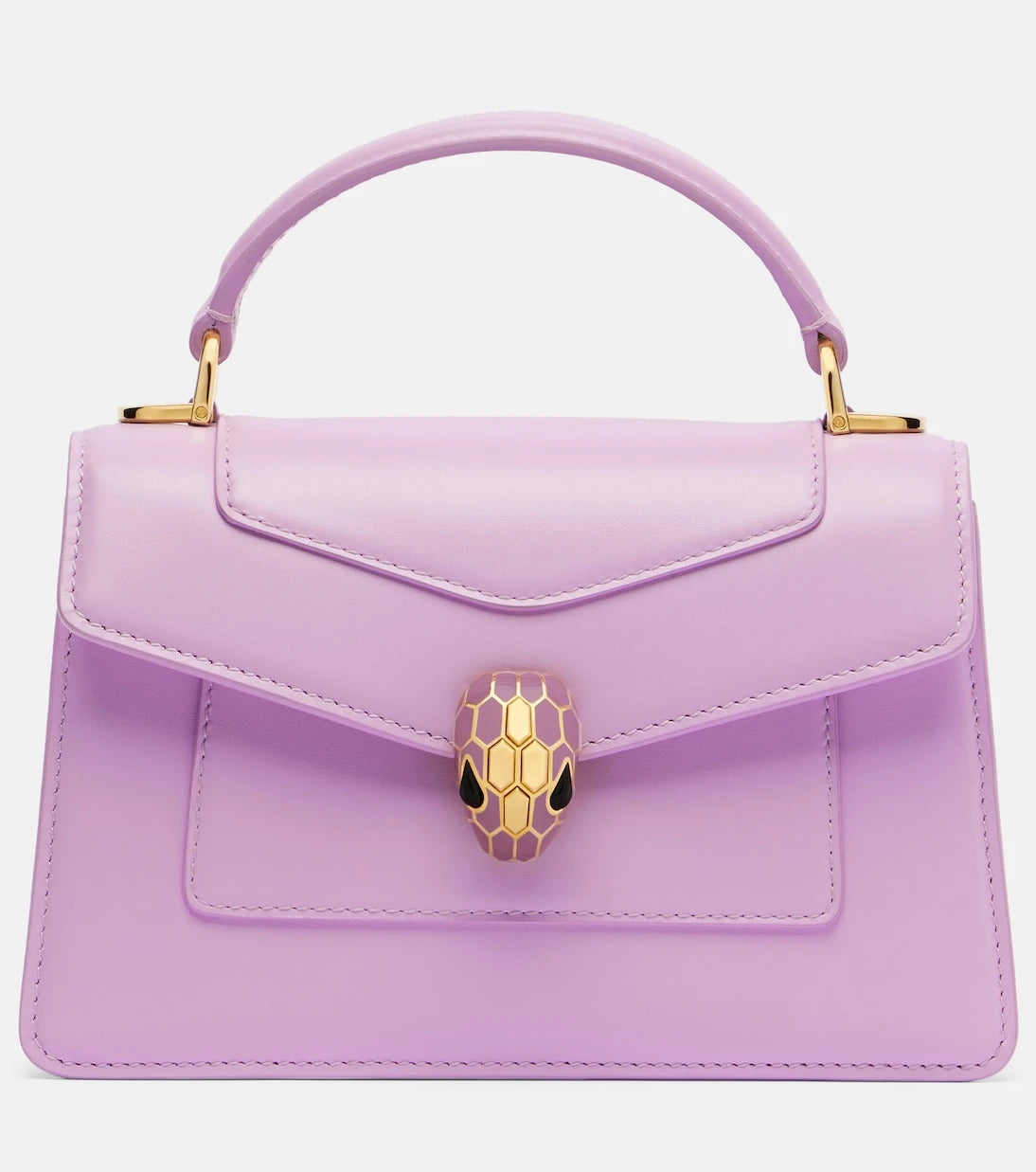 Bvlgari - Serpenti Forever Mini leather top-handle bag