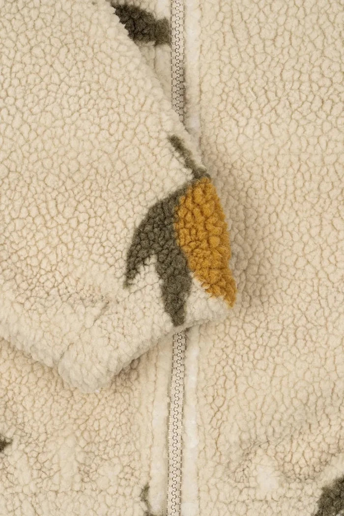 Konges Sløjd Çocuk Polar JODY TEDDY JACKET GRS