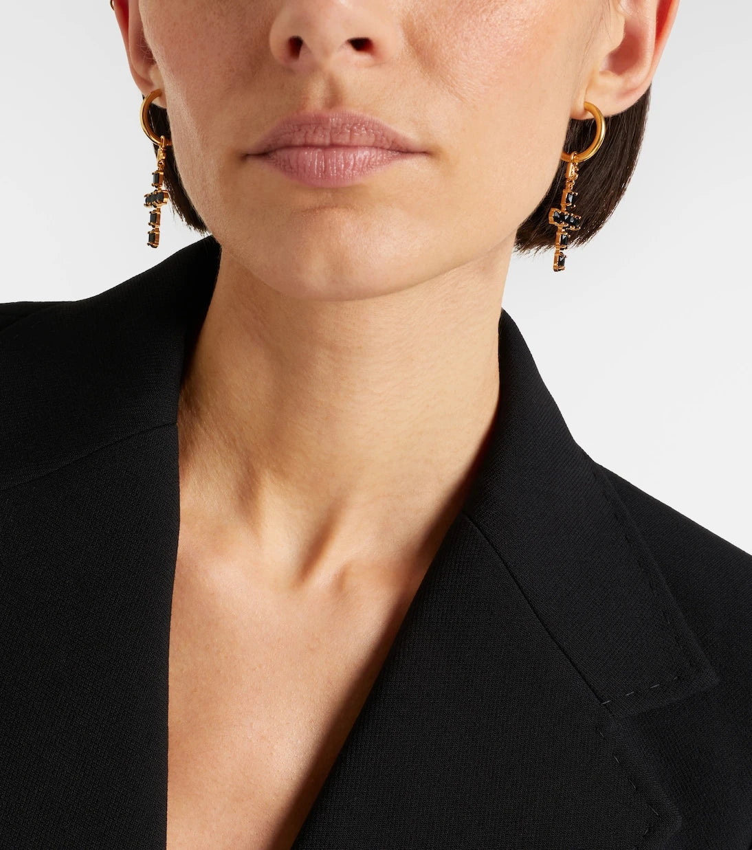 Dolce&Gabbana - Crystal-embellished drop earrings