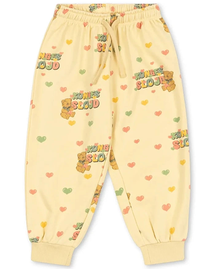 Konges Sløjd çocuk pamuklu jogger pantolon SPOTTY SWEAT PANTS GOTS