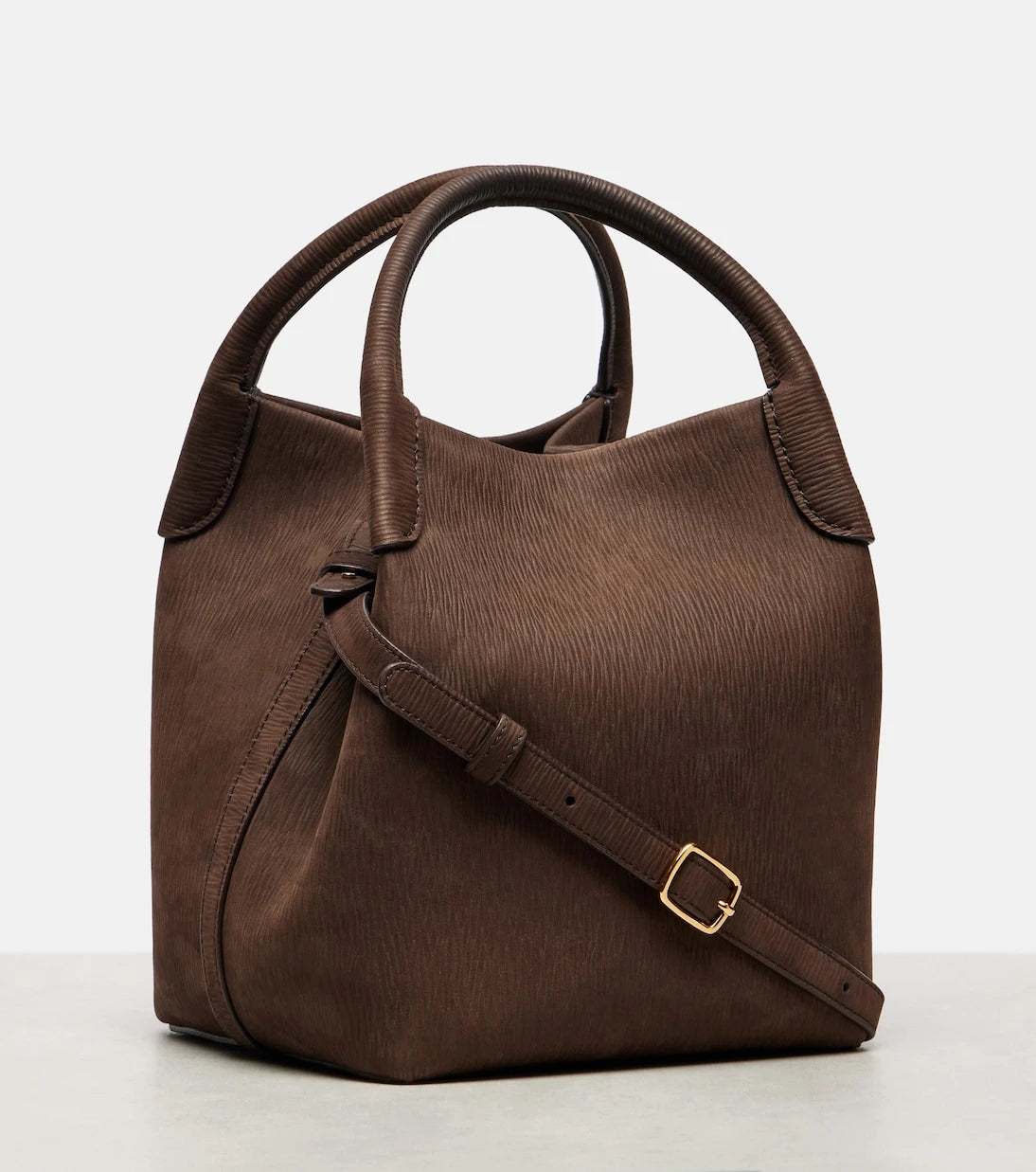 Loro Piana - Bale Small leather bucket bag