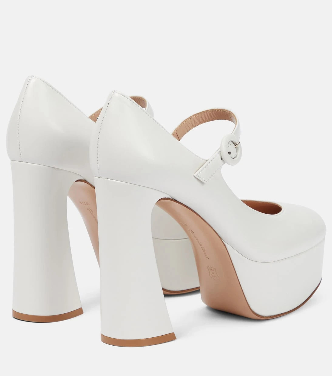 Gianvito Rossi - Mary Jane leather pumps