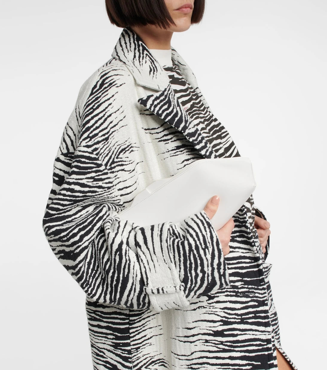 The Attico - Oversized cotton-blend coat