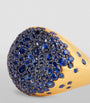 Nada Ghazal Yellow Gold and Sapphire Malak Bonbon Ring