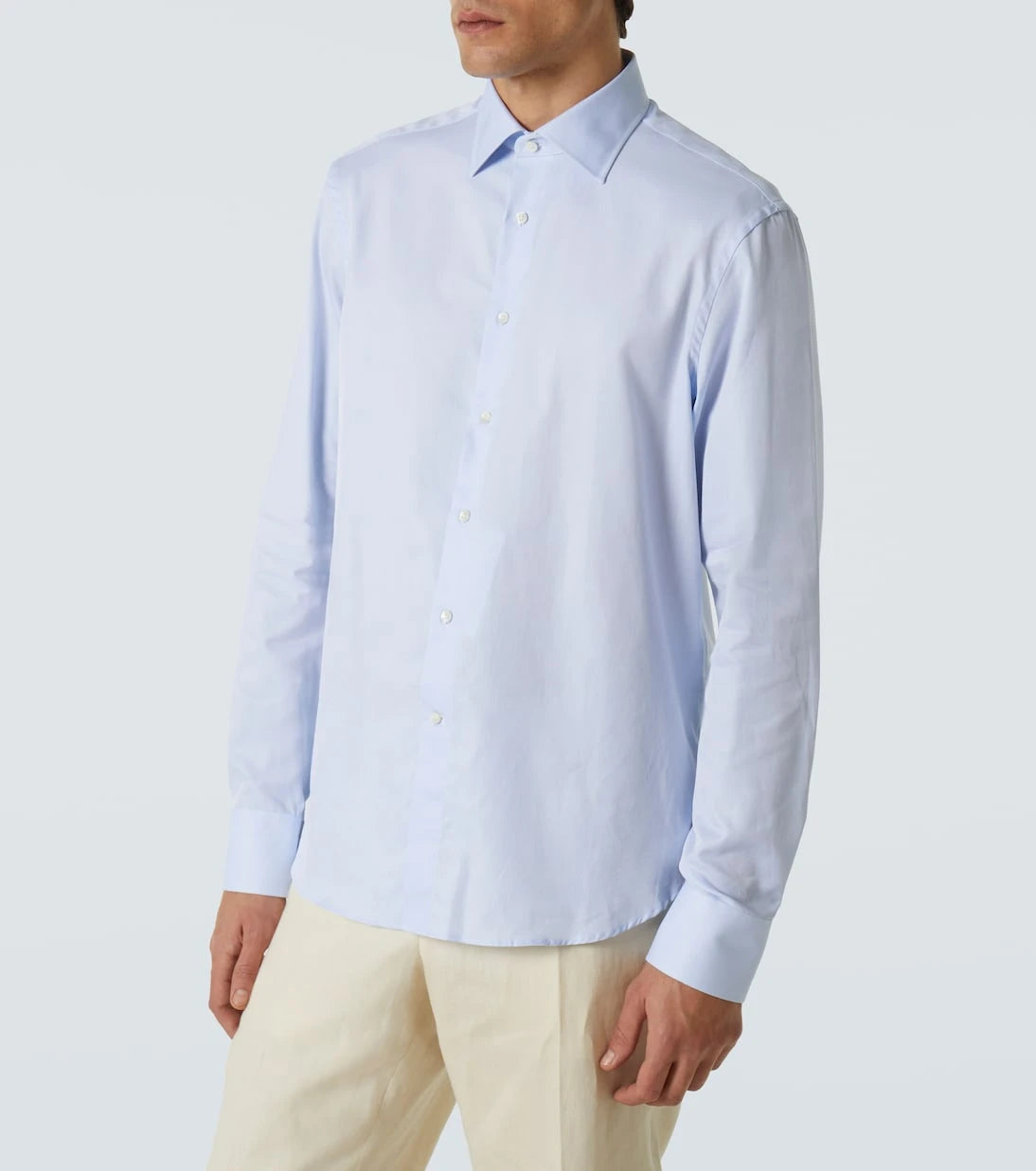 Canali - Cotton poplin shirt