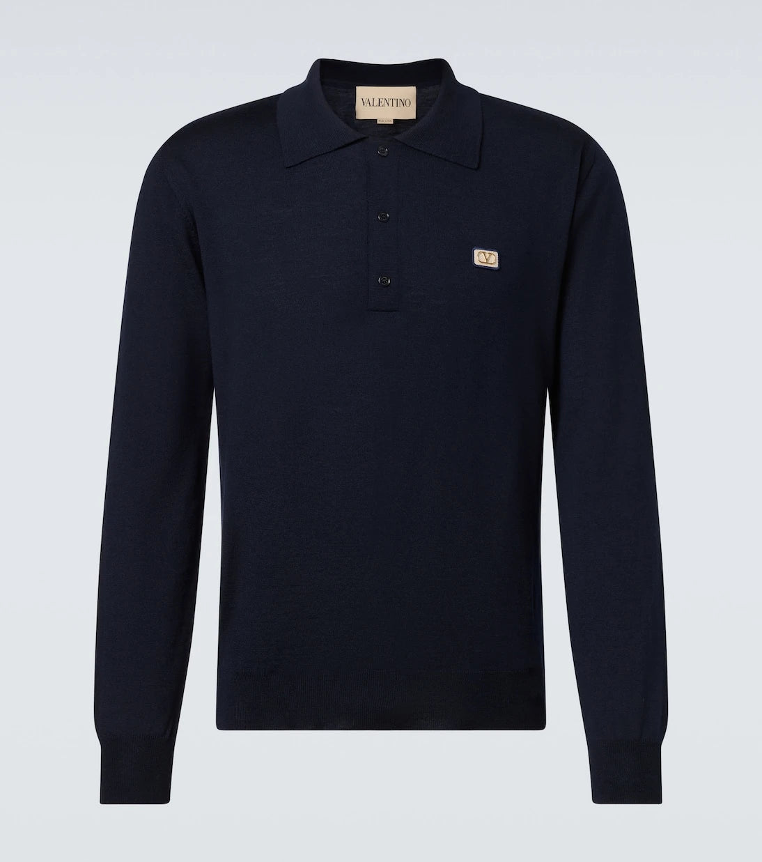 Valentino - VLogo virgin wool polo sweater