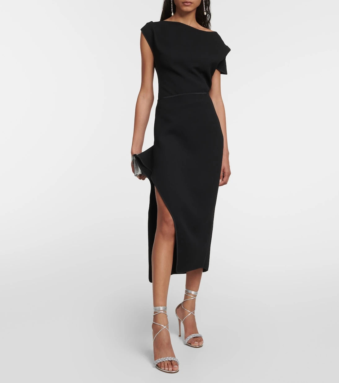 Maticevski - Narrate side-slit crêpe pencil skirt