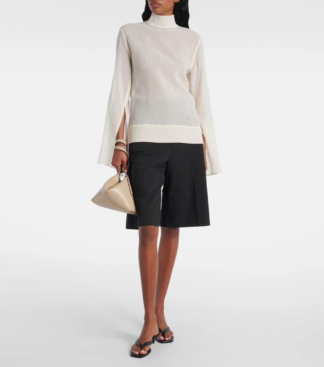 Toteme - Scoop leather shoulder bag