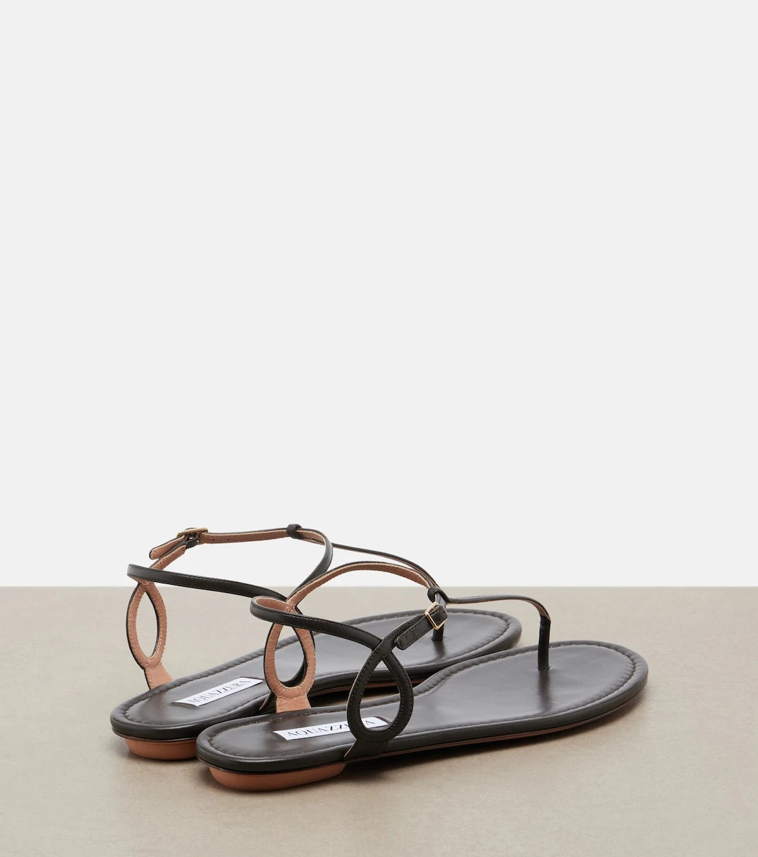 Aquazzura - Almost Bare leather thong sandals