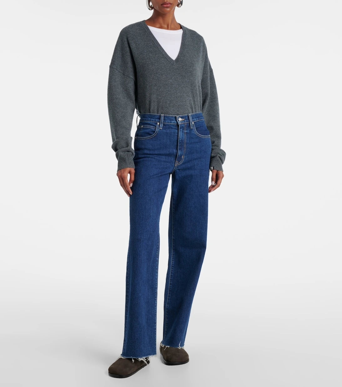 Slvrlake - Grace high-rise wide-leg jeans
