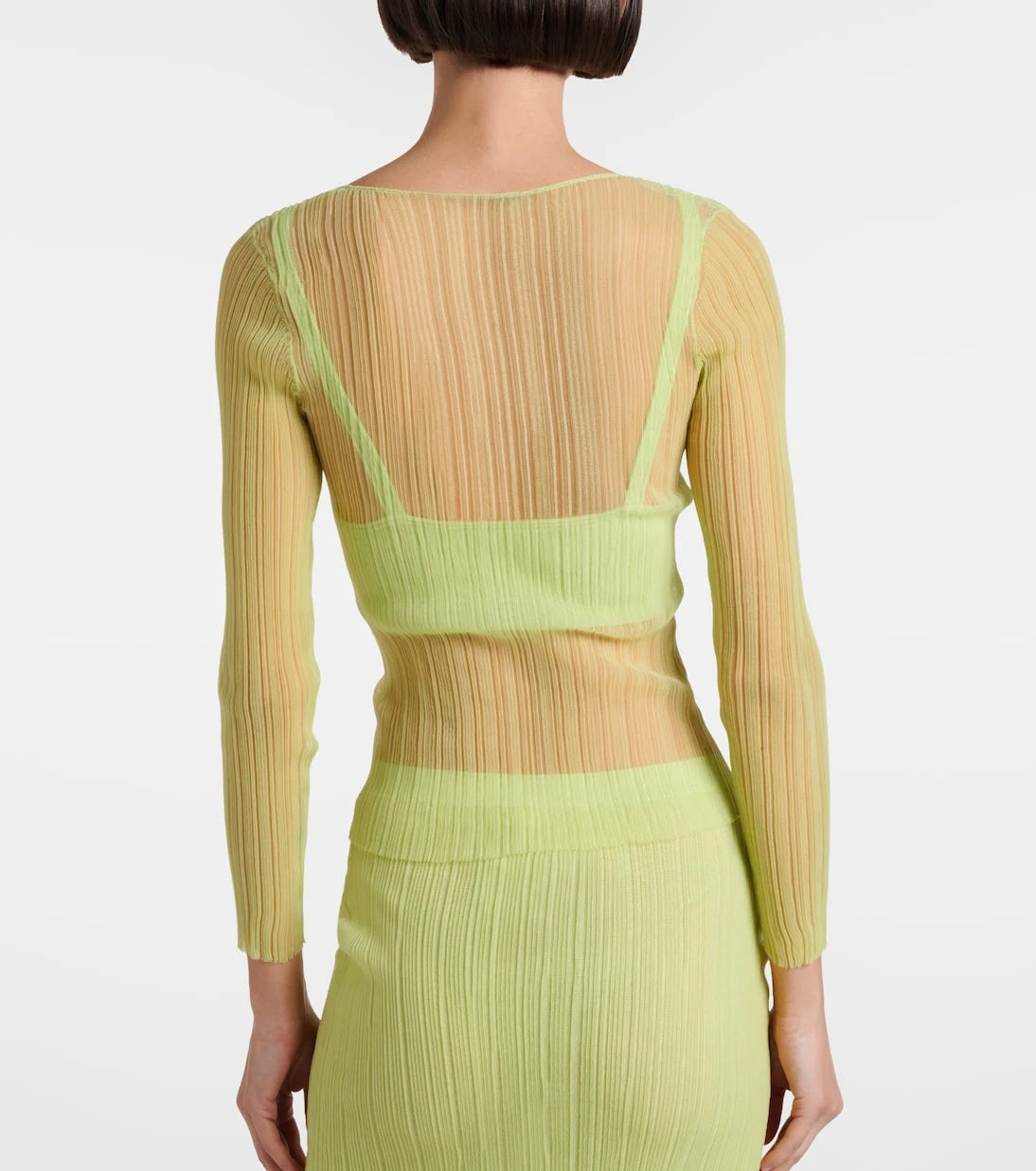 Simkhai - Sheer jersey top