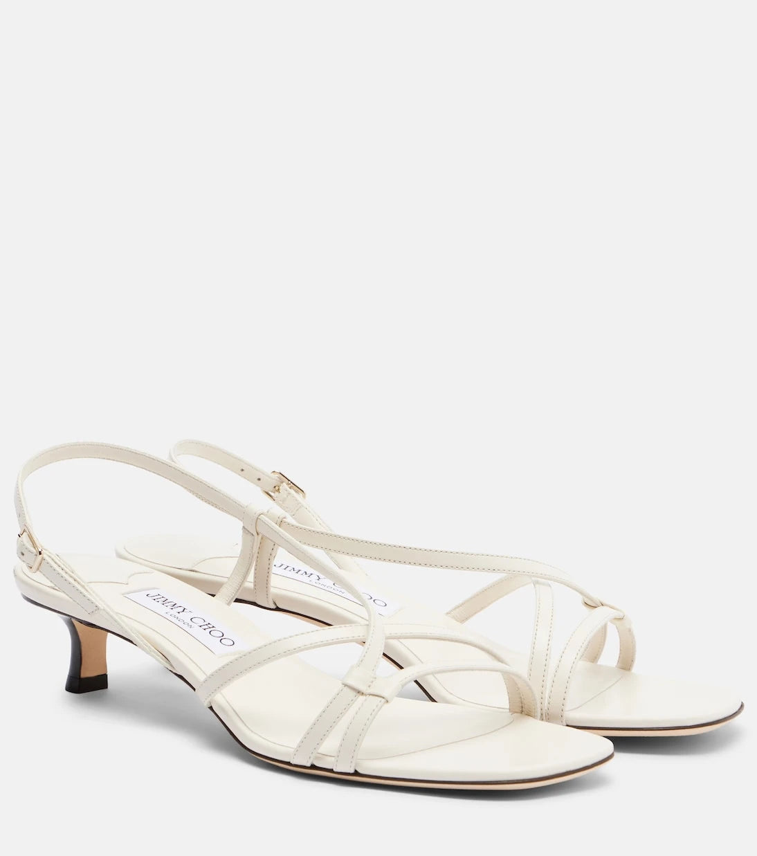 Jimmy Choo - Farris leather slingback sandals